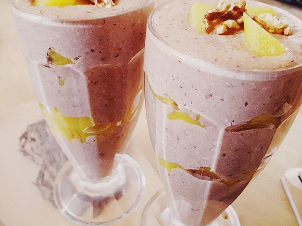 Nusscreme - Dessert mit Pfirsichen von mima53| Chefkoch