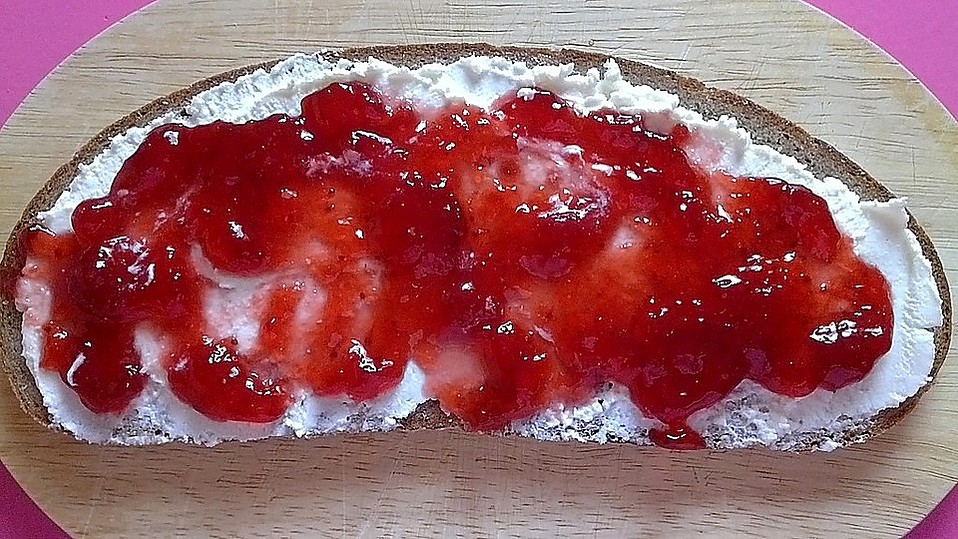 Einfache Erdbeermarmelade ohne Zucker von susannemsb Einfache Erdbeermarmelade ohne Zucker von susannemsb