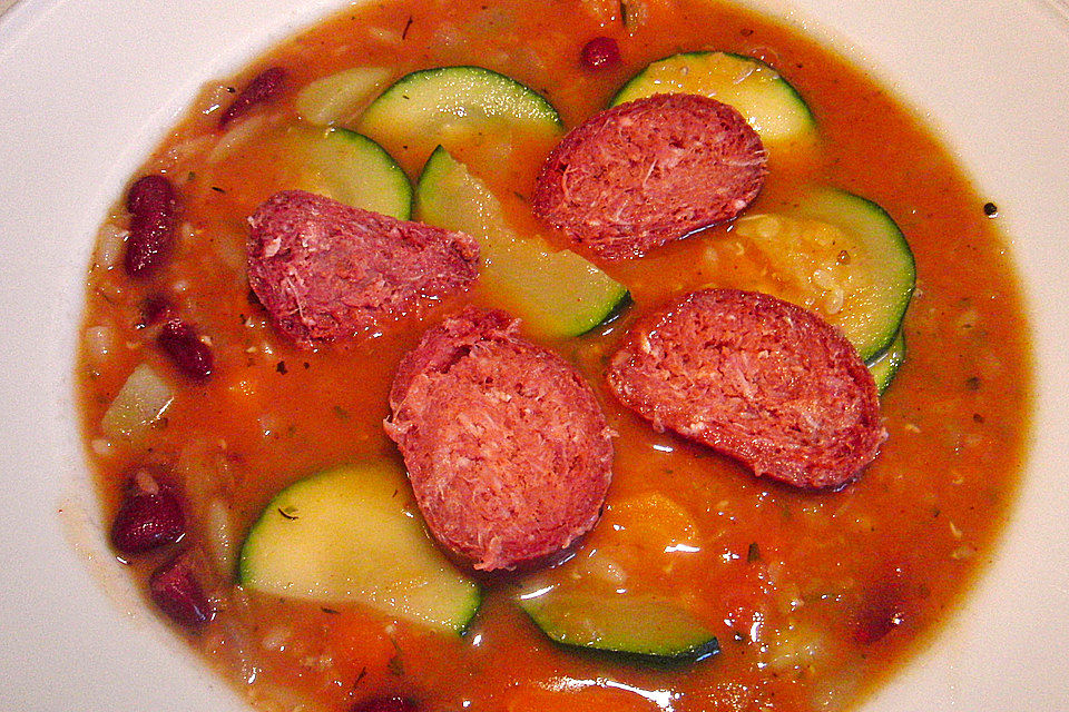 Türkische Gemüsesuppe