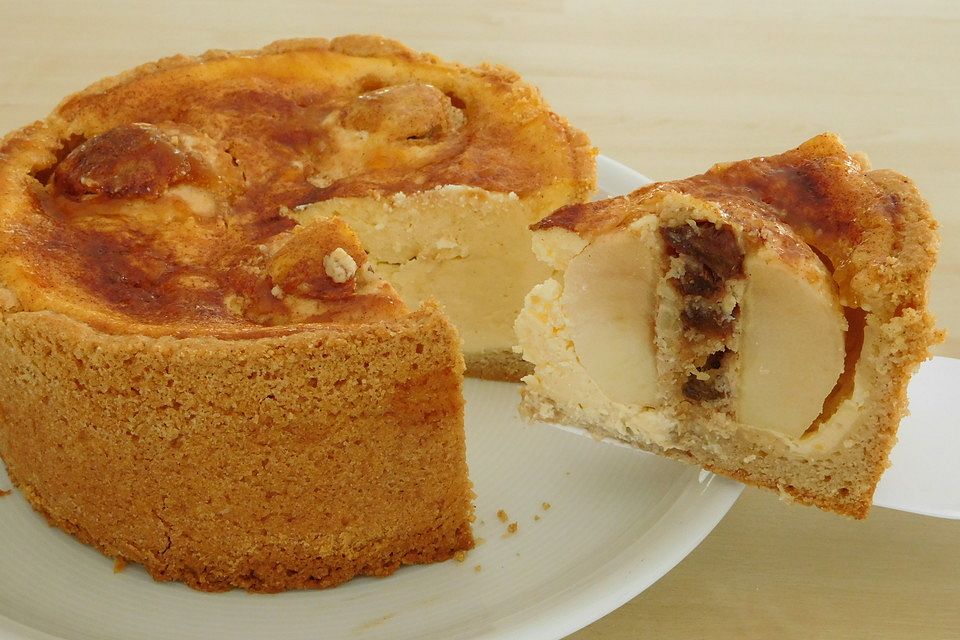 Bratapfelkäsekuchen