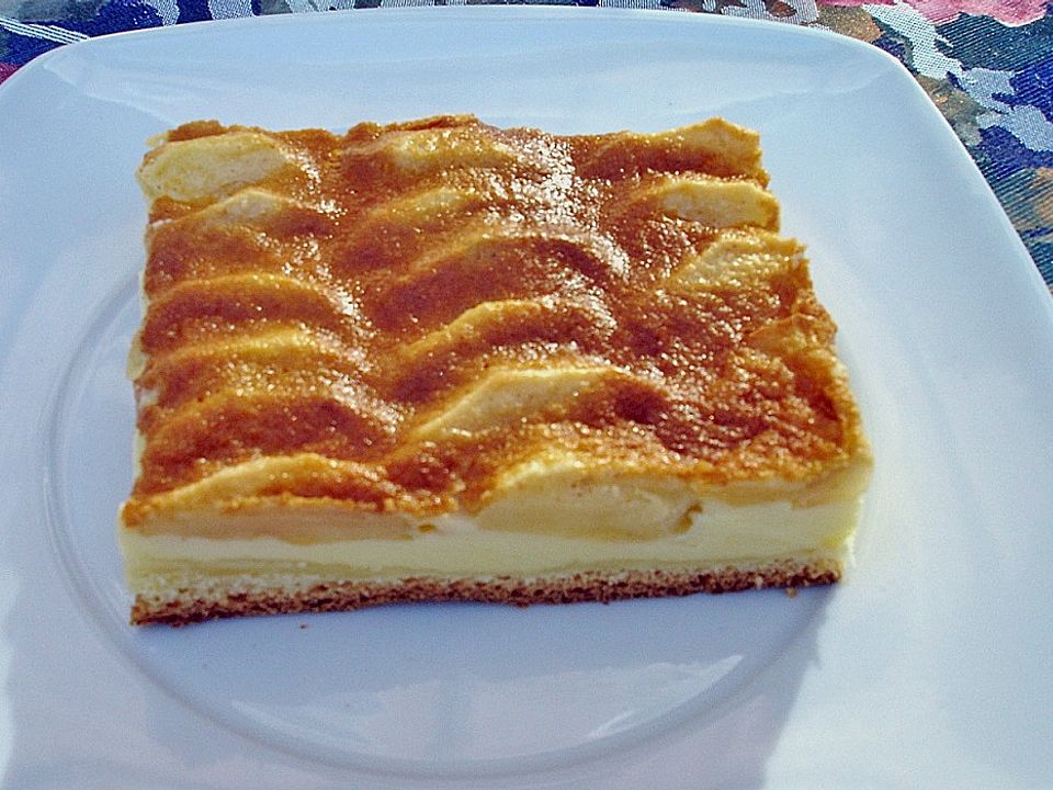 Obstkuchen mit Quark und Guss von Gittili| Chefkoch