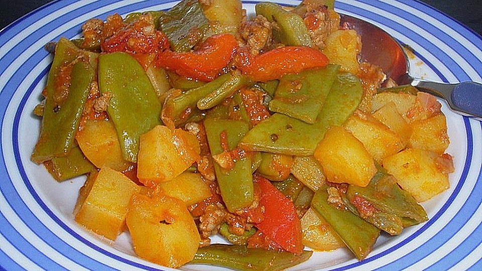 Turkischer Grune Bohnentopf Von Yussuf Von Tempeh Chefkoch