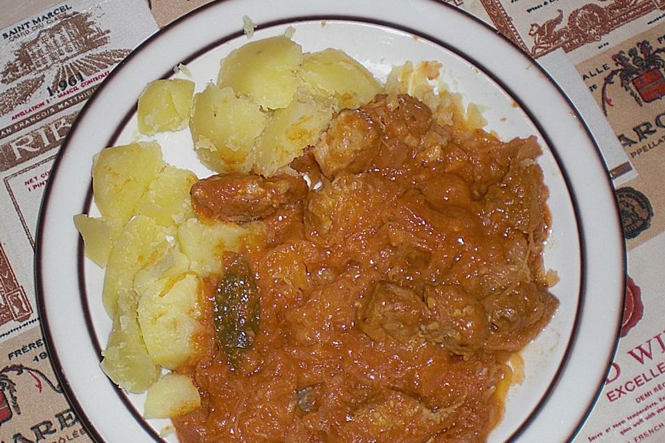 Böhmisches Gulasch