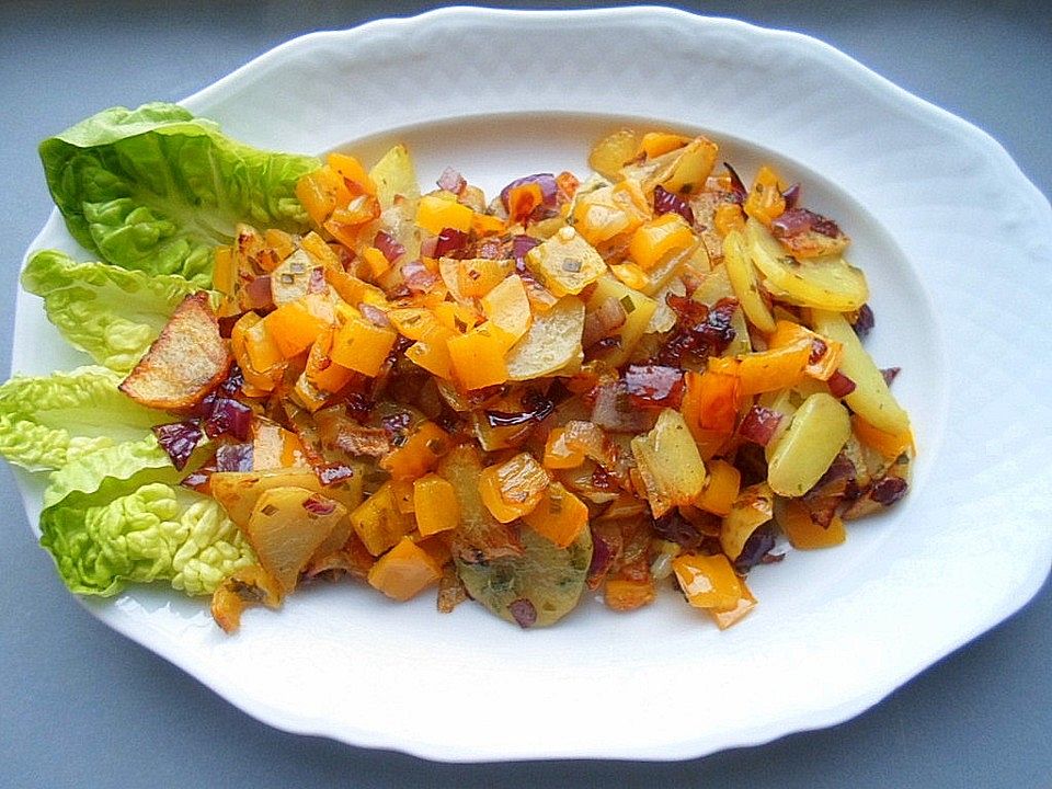 Kartoffelpfanne mit Paprikaschoten von darklion| Chefkoch