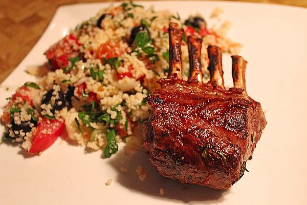 Gegrillte Lammkoteletts