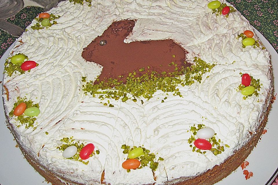 Erfrischende Quarktorte mit Pflaumenmus