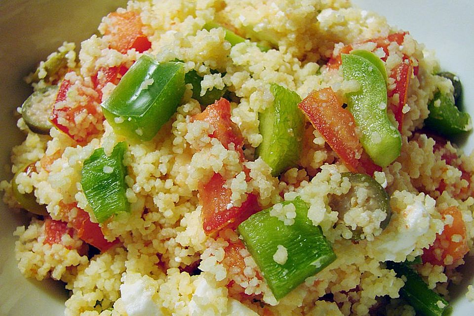 Griechisch inspirierter Couscous