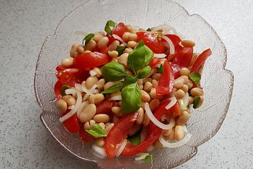 Salat Mit Weissen Bohnen Und Tomaten Von Daja Chefkoch