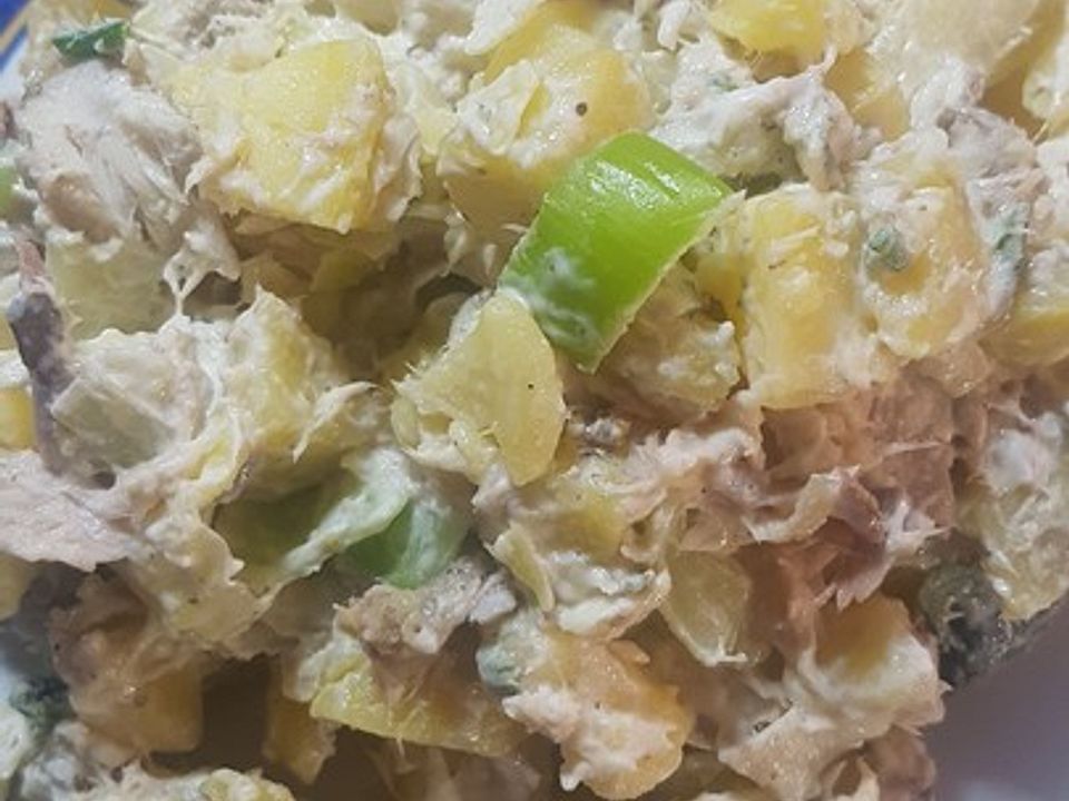 Kartoffelsalat mit geräucherter Makrele| Chefkoch