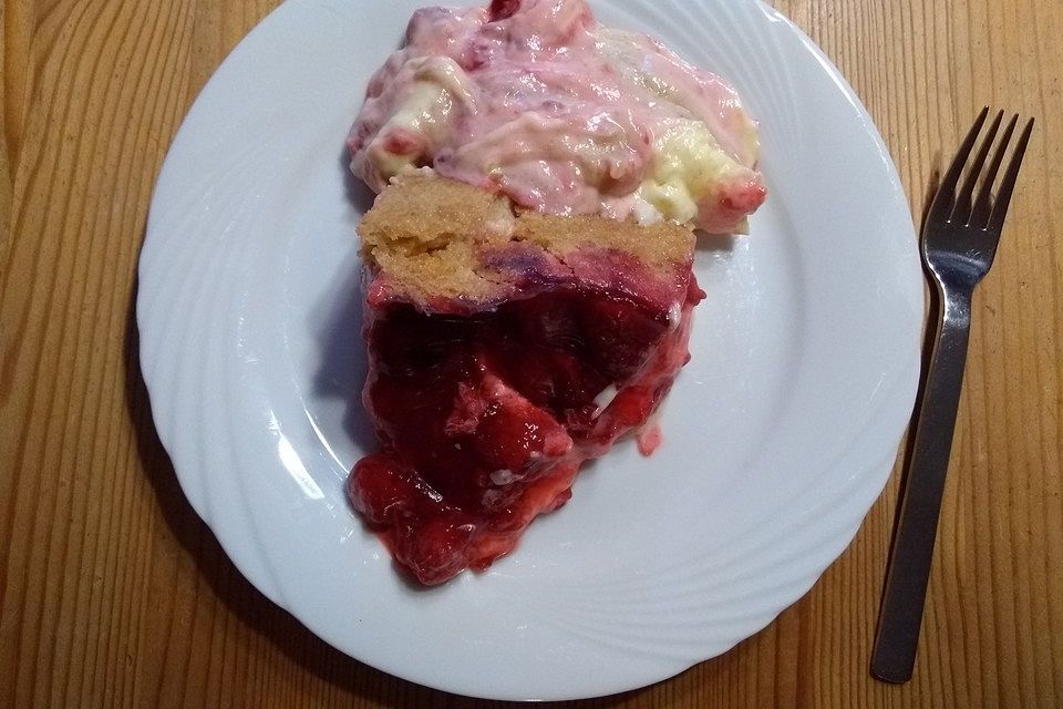 Sinas leckerer Himbeerpuddingkuchen