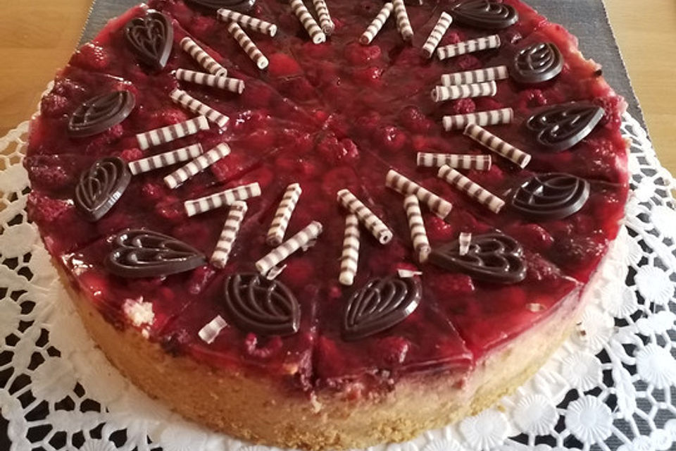 Sinas leckerer Himbeerpuddingkuchen