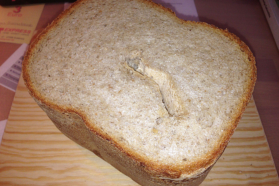 Roggenmischbrot aus dem Brotbackautomaten