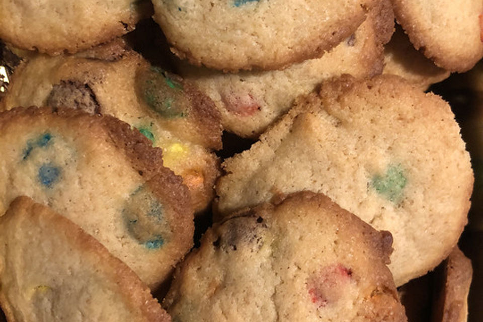 Cookies mit Mini - Smarties