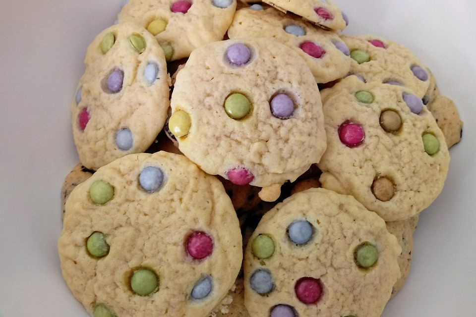 Cookies mit Mini - Smarties