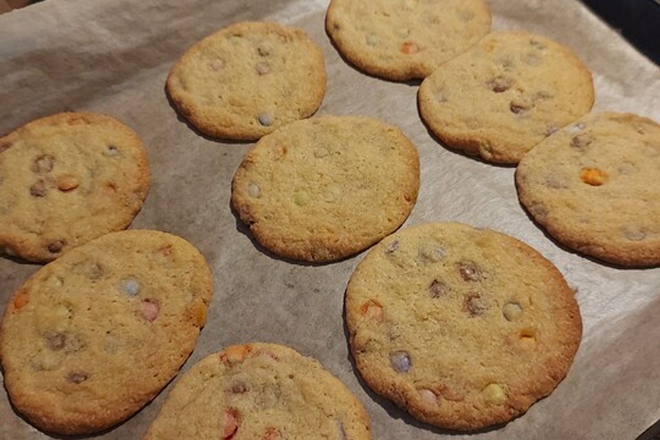 Cookies mit Mini - Smarties