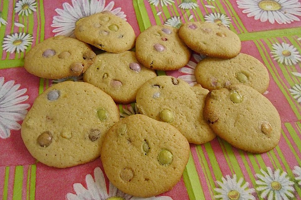 Cookies mit Mini - Smarties