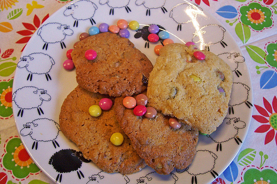 Cookies mit Mini - Smarties