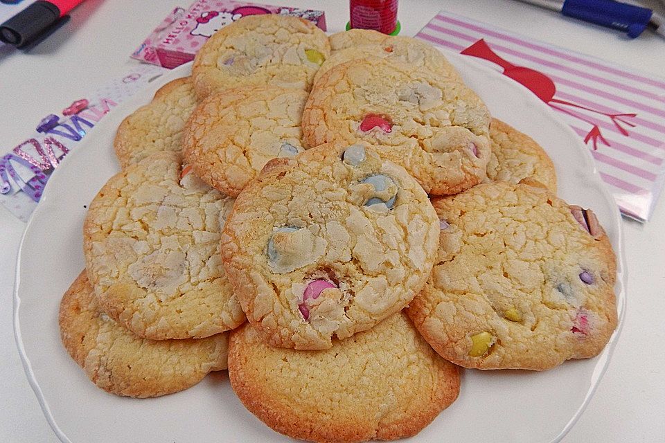 Cookies mit Mini - Smarties