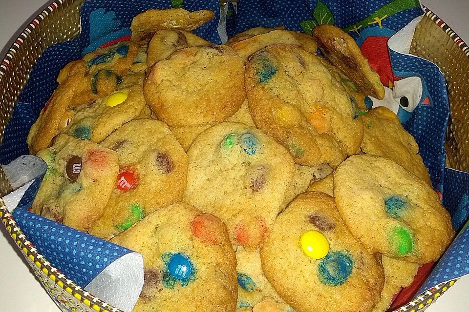 Cookies mit Mini - Smarties