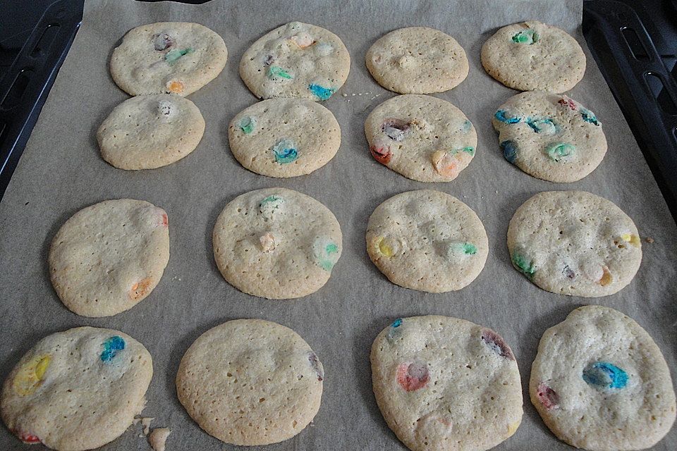 Cookies mit Mini - Smarties