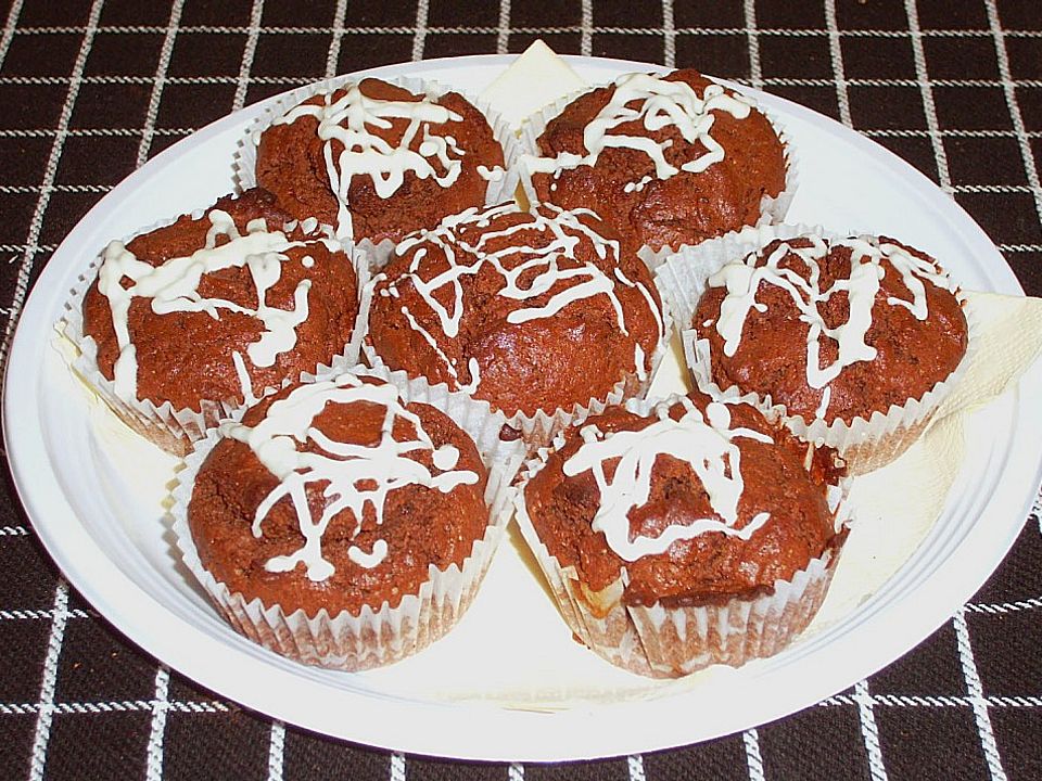 Verschnäpste Schoko Chili Muffins von mamirah24 Chefkoch