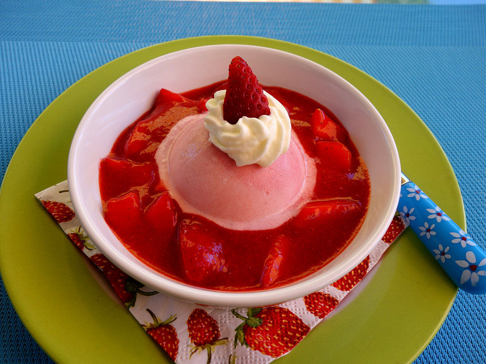 Erdbeer-Joghurt-Eis - Kochen Gut | kochengut.de