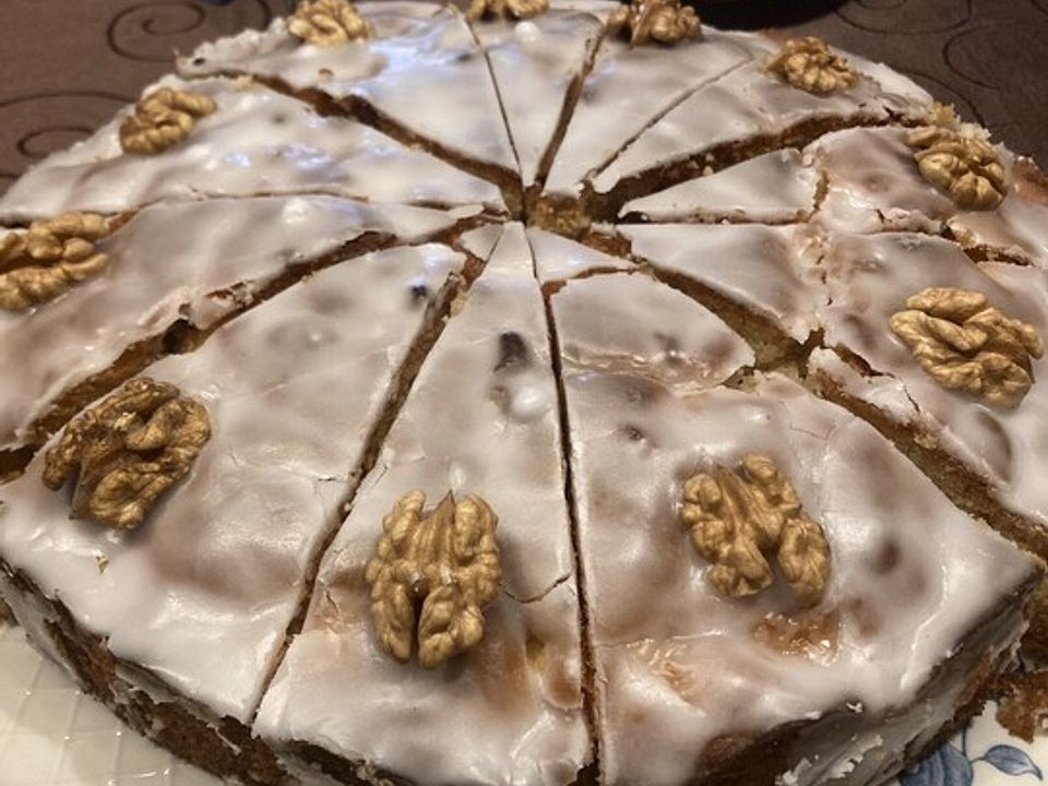 Apfel - Walnusskuchen von siggis| Chefkoch