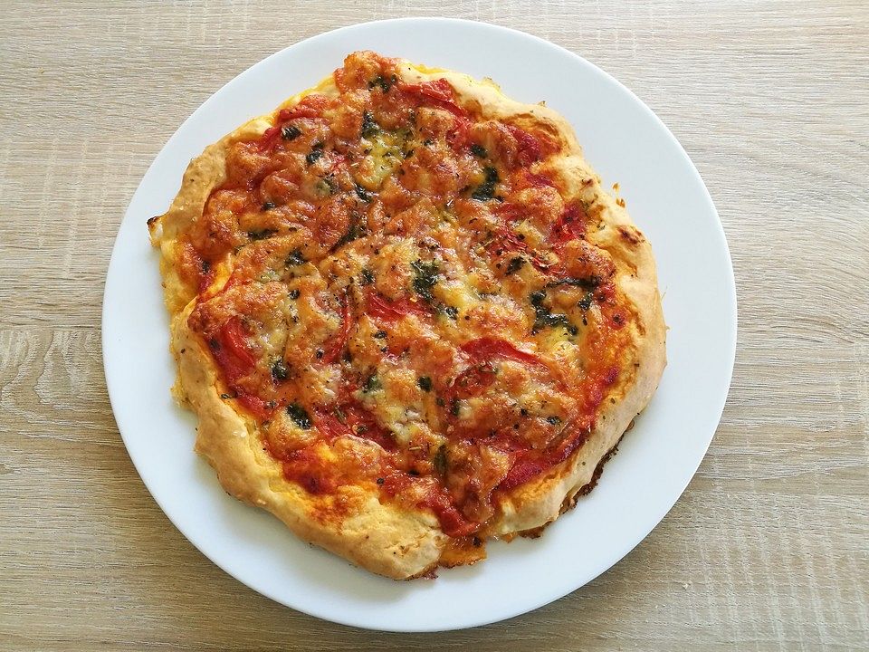 Pizzateig ohne Hefe oder Quark von Trotty| Chefkoch