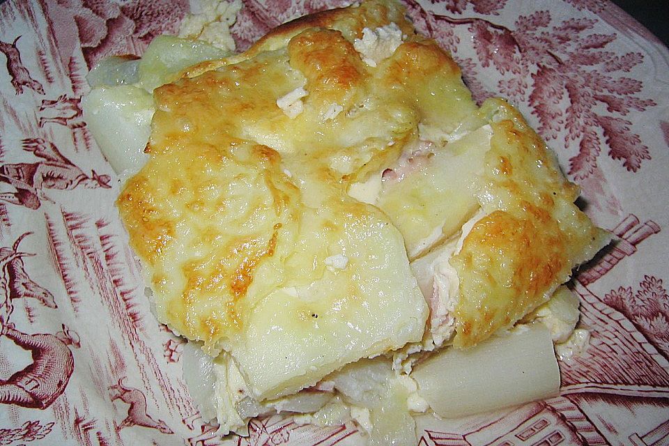 Spargel - Gratin