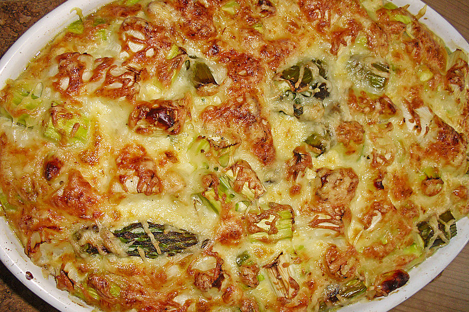 Spargel - Gratin