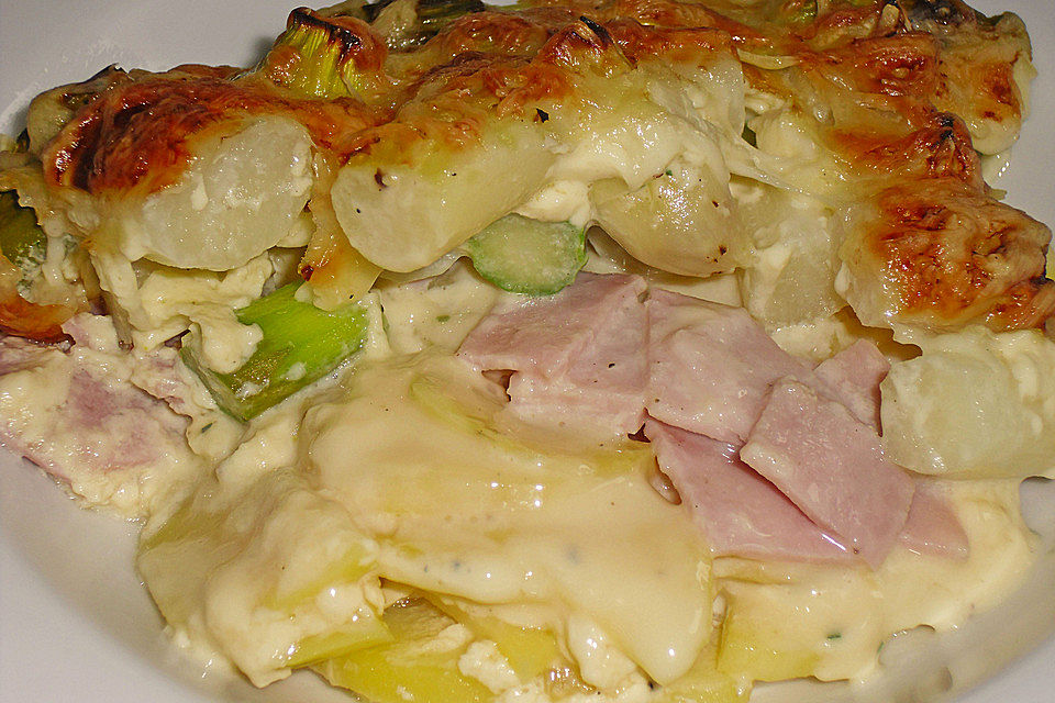 Spargel - Gratin