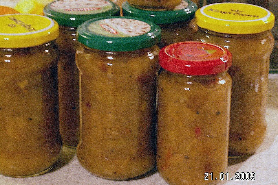 Birnen - Zwiebel - Chutney