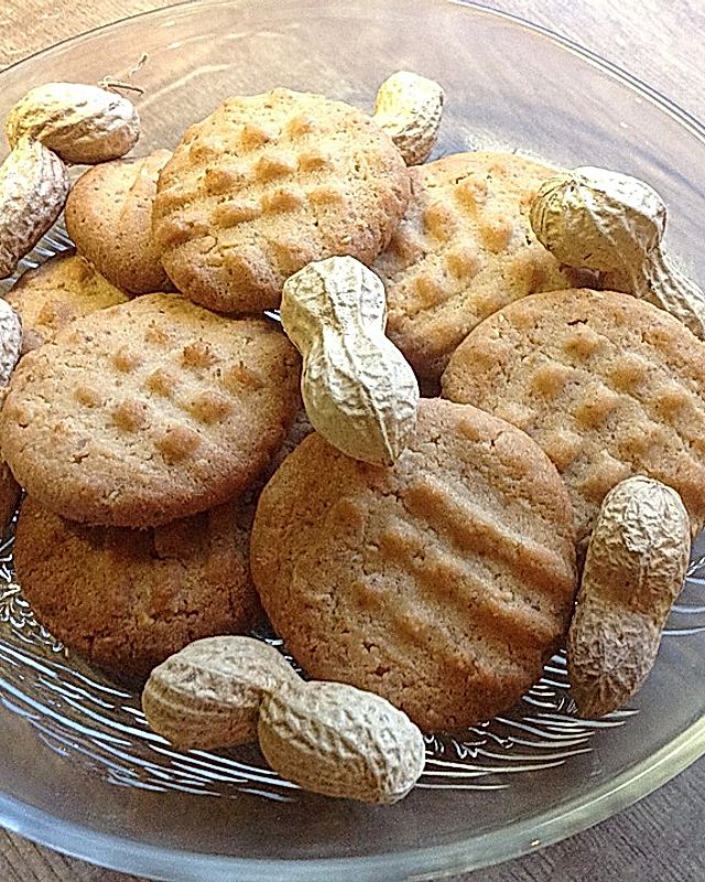 Erdnussbutter - Kekse