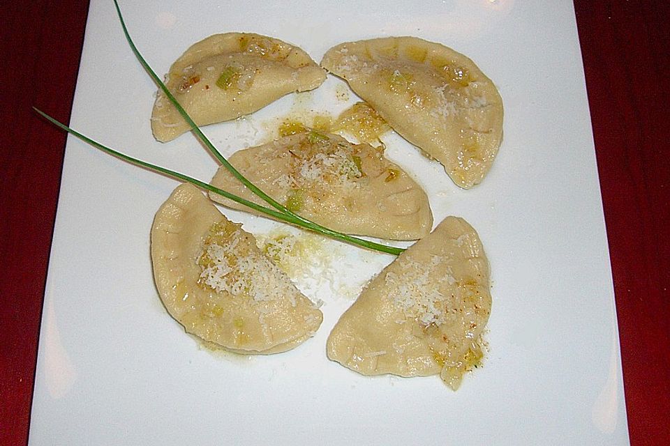 Ricotta - Basilikum Teigtaschen oder Ravioli