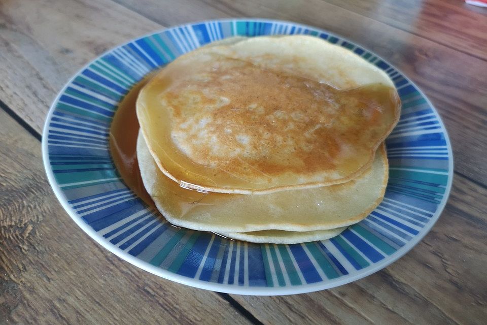 Hefe - Pfannkuchen mit Butter - Scotch