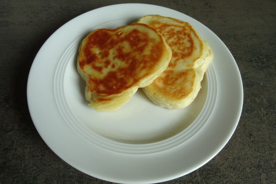 Hefe - Pfannkuchen mit Butter - Scotch