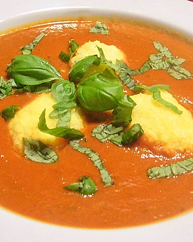 Geröstete Tomaten - Paprika - Suppe