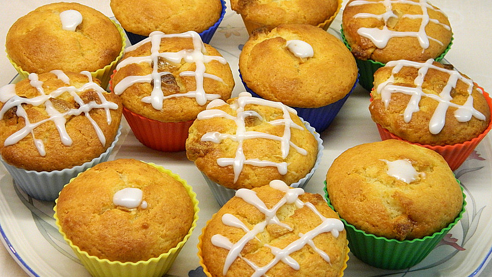Zitronen - Muffins mit weißer Schokolade von Momo-Maus