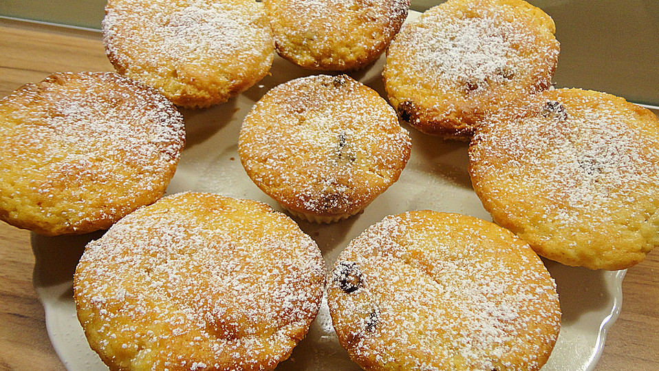 Zitronen - Muffins mit weißer Schokolade von Momo-Maus