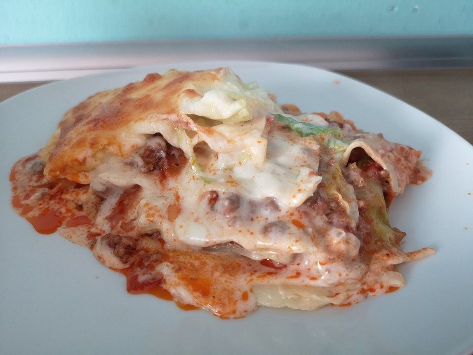 Wirsing-Lasagne von Cha-Cha| Chefkoch