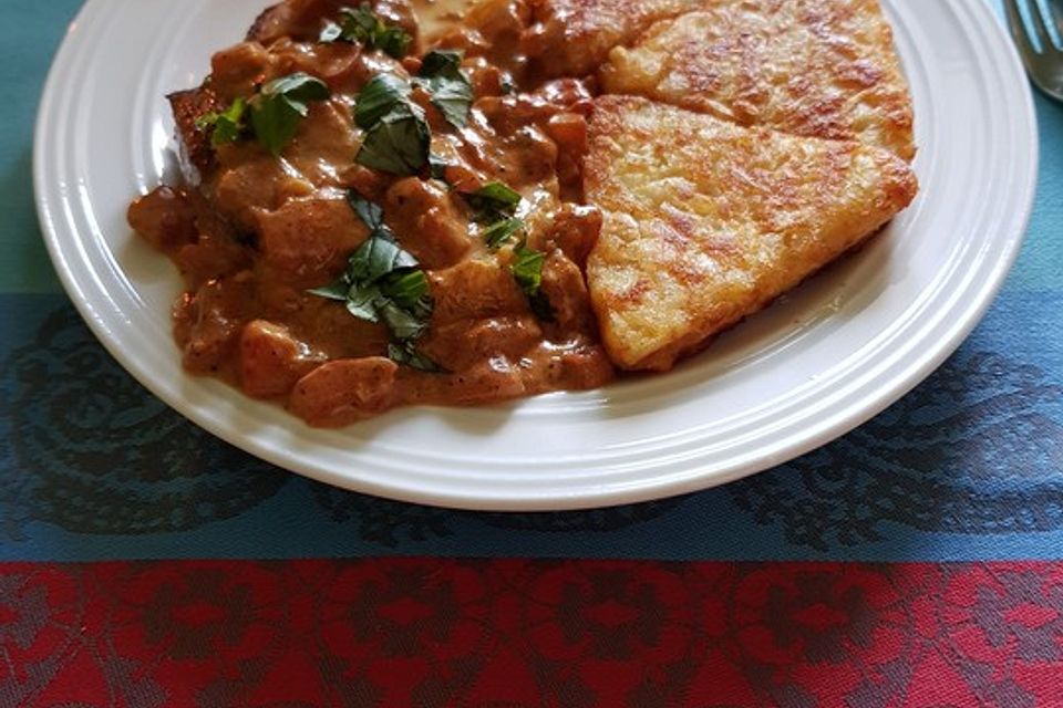 Kalbsmedaillons mit Tomaten - Orangen - Sauce