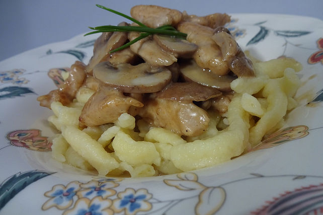 Putengeschnetzeltes mit Balsamico Sahnesoße von Marlena| Chefkoch