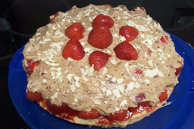 Cappucino - Erdbeer - Torte| Chefkoch