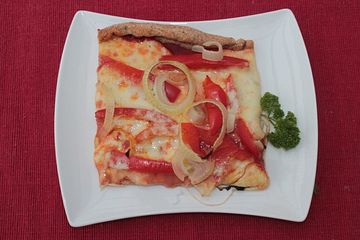 Pizza Mit Paprika Und Mozzarella Von Axel 42 Chefkoch