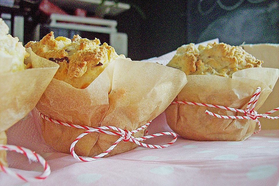 Käse - Röstzwiebel - Muffins