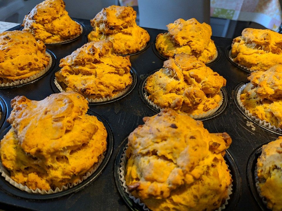 Käse - Röstzwiebel - Muffins| Chefkoch