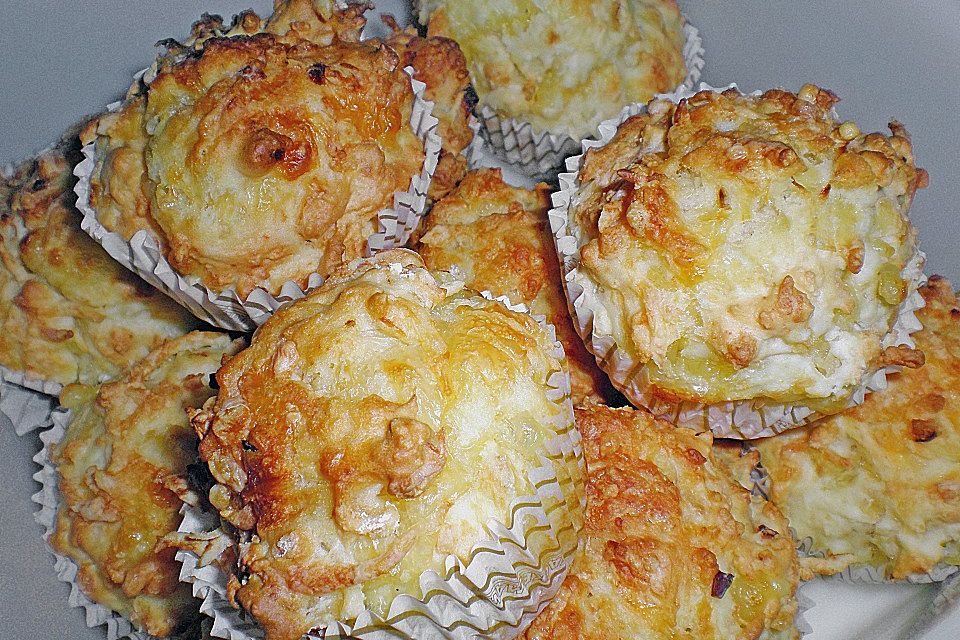 Käse - Röstzwiebel - Muffins