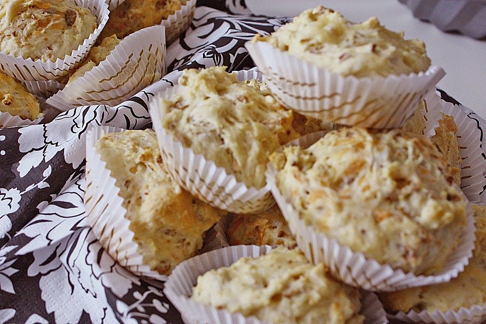 Käse - Röstzwiebel - Muffins