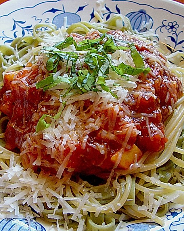 Spaghetti all' arrabbiata (scharf)