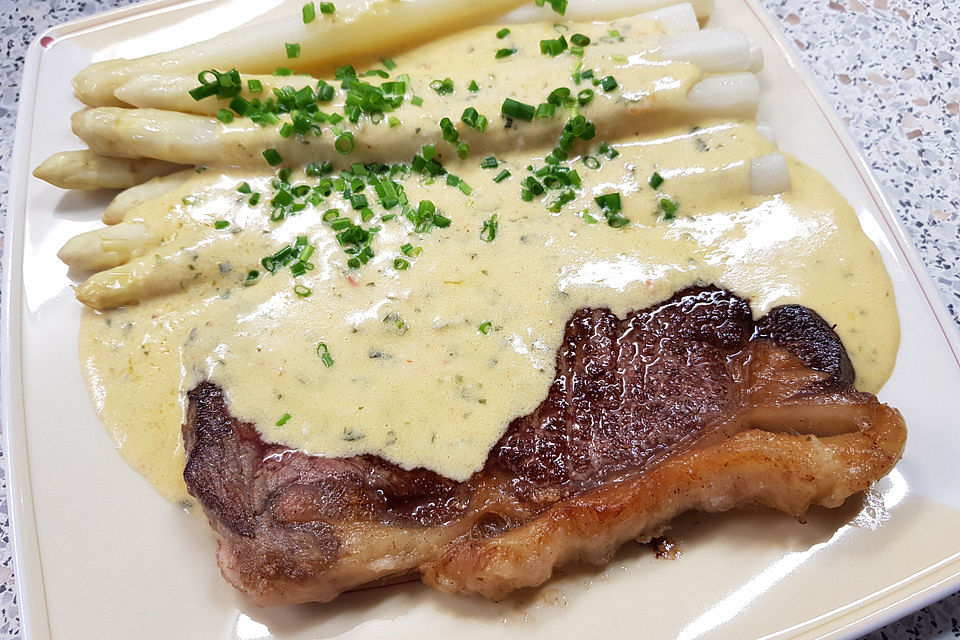 Brittas Rindersteak mit Käse - Sauce